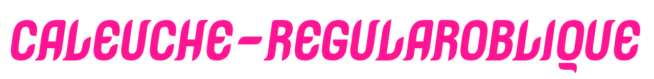 Caleuche-RegularOblique预览图片