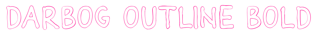 Darbog outline bold
