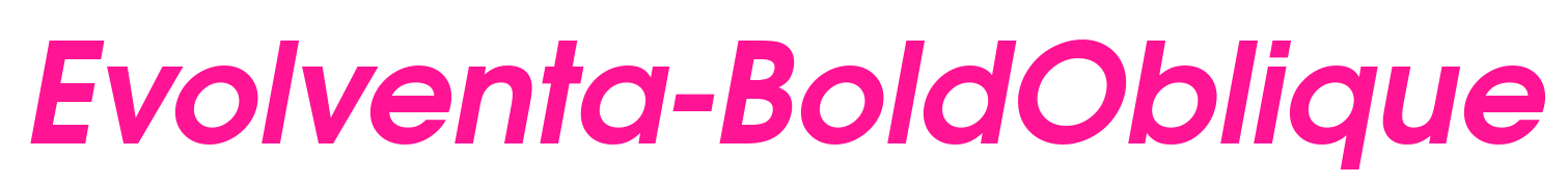 Evolventa-BoldOblique预览图片