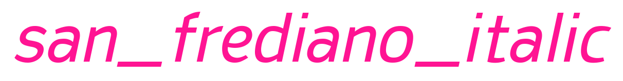 san_frediano_italic