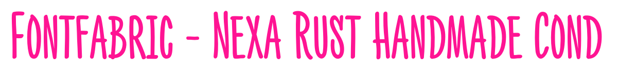 Fontfabric - Nexa Rust Handmade 