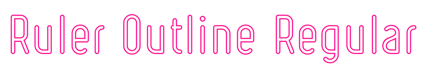 Ruler Outline Regular