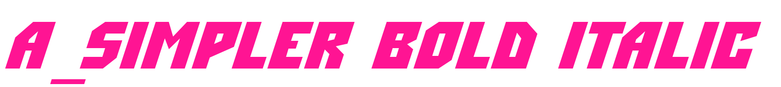 a_simpler bold italic
