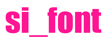 si_font预览图片