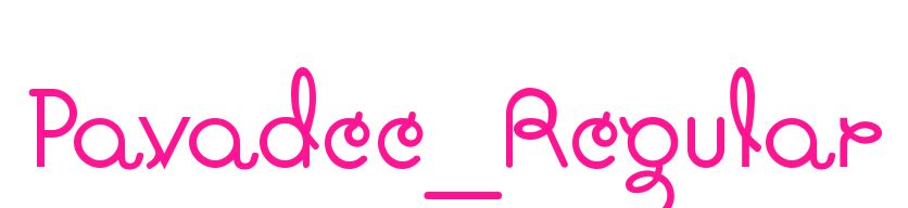 Pavadee_Regular预览图片
