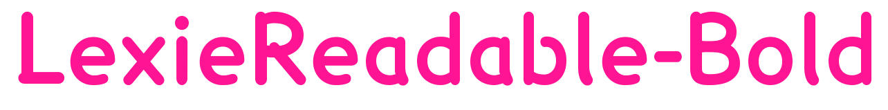 LexieReadable-Bold预览图片