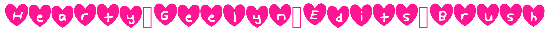 Hearty_Geelyn_Edits_Brush预览图片