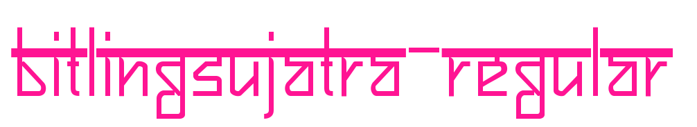 Bitlingsujatra-Regular预览图片
