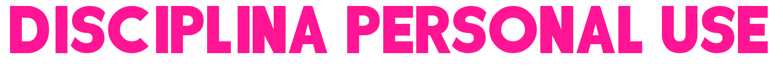 DISCIPLINA PERSONAL USE预览图片
