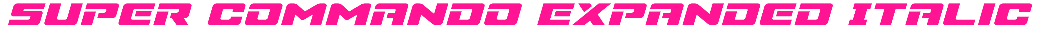 Super Commando Expanded Italic