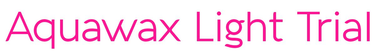 Aquawax Light Trial