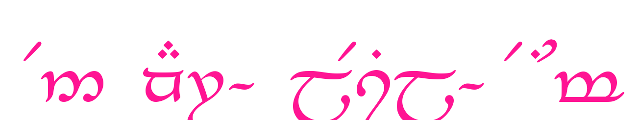 Tengwar-Elesil-Medium预览图片