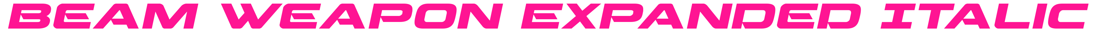Beam Weapon Expanded Italic