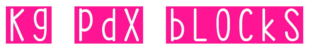 KG PDX Blocks