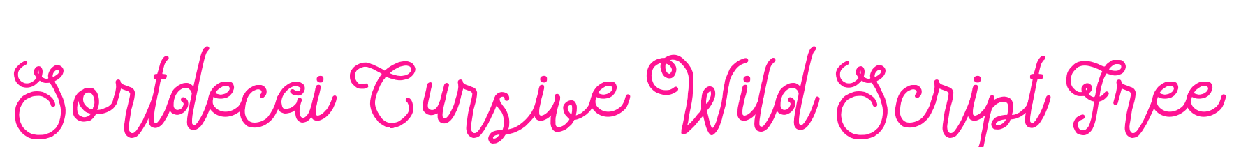 Sortdecai Cursive Wild Script Fr预览图片