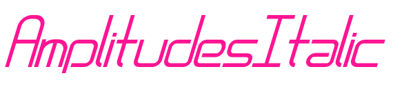 AmplitudesItalic