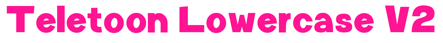 Teletoon Lowercase V2预览图片