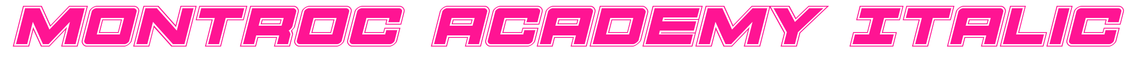 Montroc Academy Italic