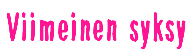 Viimeinen syksy