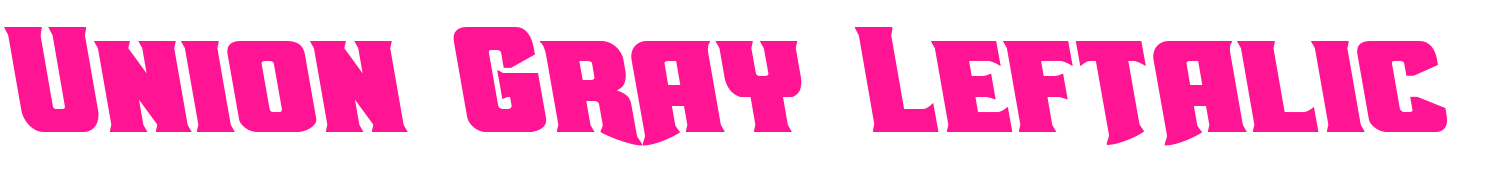 Union Gray Leftalic