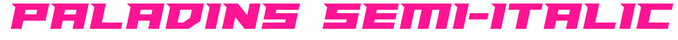 Paladins Semi-Italic预览图片