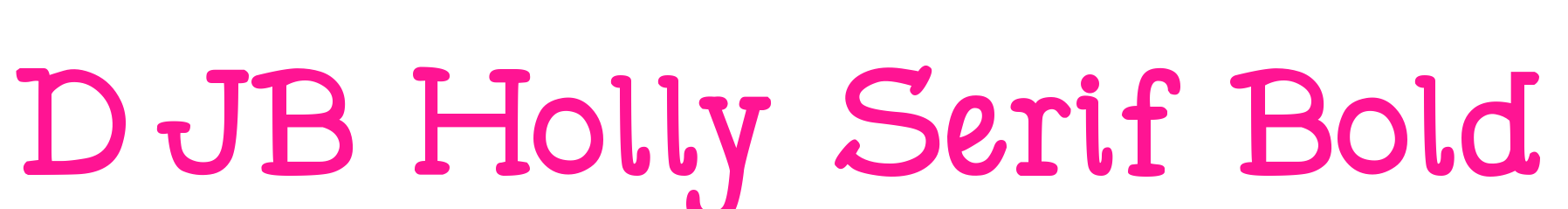 DJB Holly Serif Bold预览图片