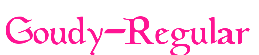 Goudy-Regular
