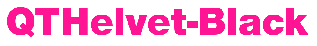 QTHelvet-Black