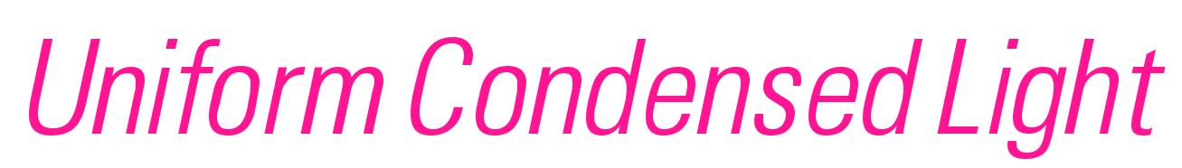 Uniform Condensed Light预览图片