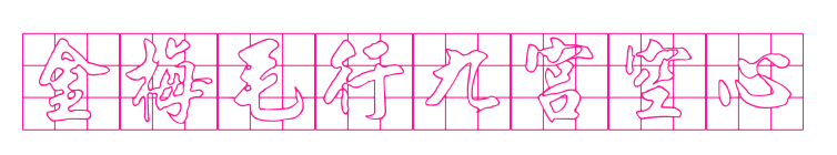 金梅毛行九宮空心预览图片
