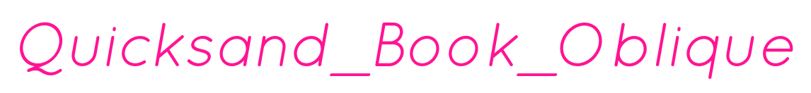 Quicksand_Book_Oblique预览图片