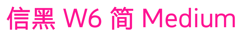 信黑 W6 简 Medium预览图片