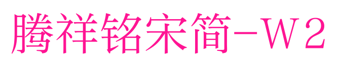腾祥铭宋简-W2