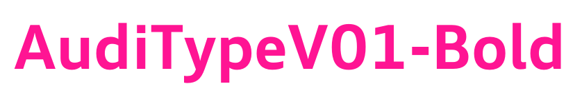 AudiTypeV01-Bold预览图片