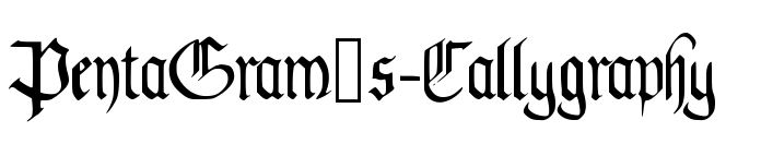 PentaGram’s-Callygraphy