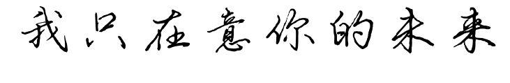 我只在意你的未来
