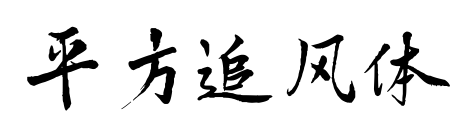 平方追风体预览图片