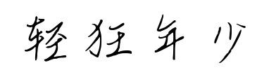 轻狂年少